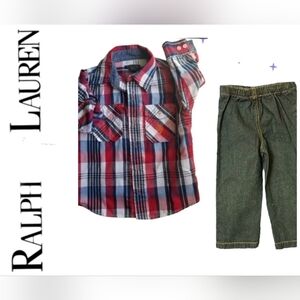 NWOT Polo Shirt & Fisher Price Jean🎁(COPY)
